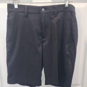 Callaway Black Flat Front Golf Shorts